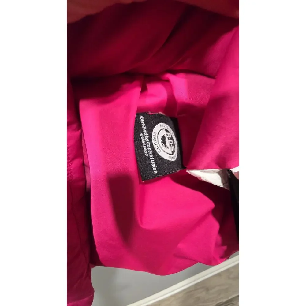 Girl's Marmot Goose Down Coat Jacket Fuchsia Pink Size XL Excellent B7